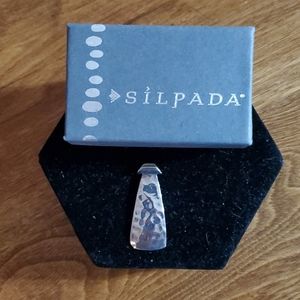 Silpada hammered sterling silver pendant